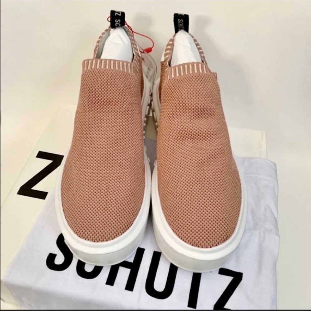 SCHUTZ Dernia Platform Sneakers Size 8.5